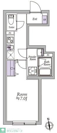 アトリオフラッツ高円寺の物件間取画像